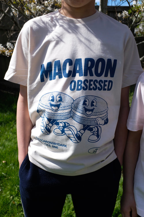 Kids t-shirt (Oat/Blue)