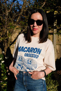 Ladies t-shirt (Oat/Blue)